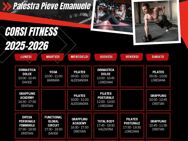 Orari Corsi Fitness