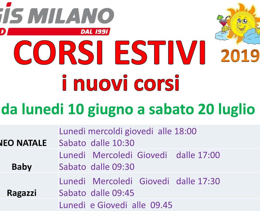 Monza Triante - CORSI ESTIVI 2019