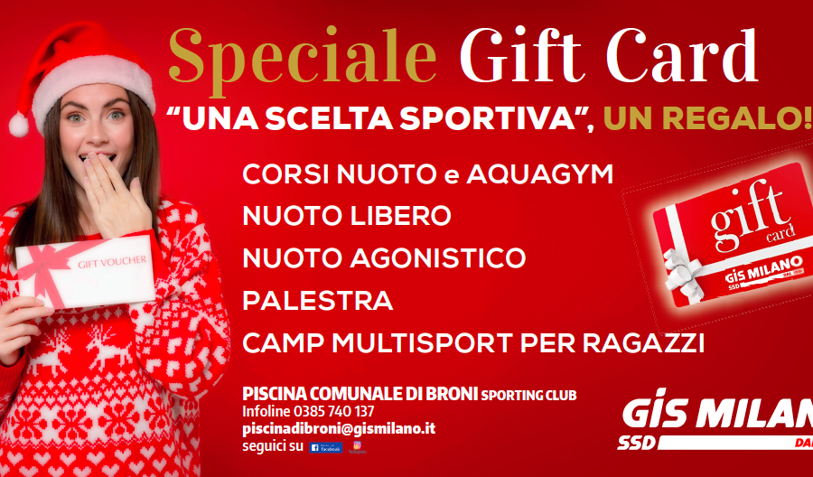 BRONI: SONO ARRIVATE LE GIFT CARD! A NATALE, REGALA BENESSERE