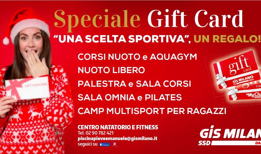 PIEVE EMANUELE: SONO ARRIVATE LE GIFT CARD! A NATALE, REGALA BENESSERE