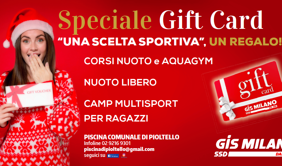 PIOLTELLO: SONO ARRIVATE LE GIFT CARD! A NATALE, REGALA BENESSERE