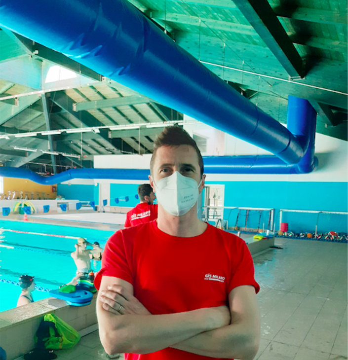 Intervista a Davide Polani, allenatore della piscina di Broni: «Anche il sindaco Antonio Riviezzi fa il tifo per noi»