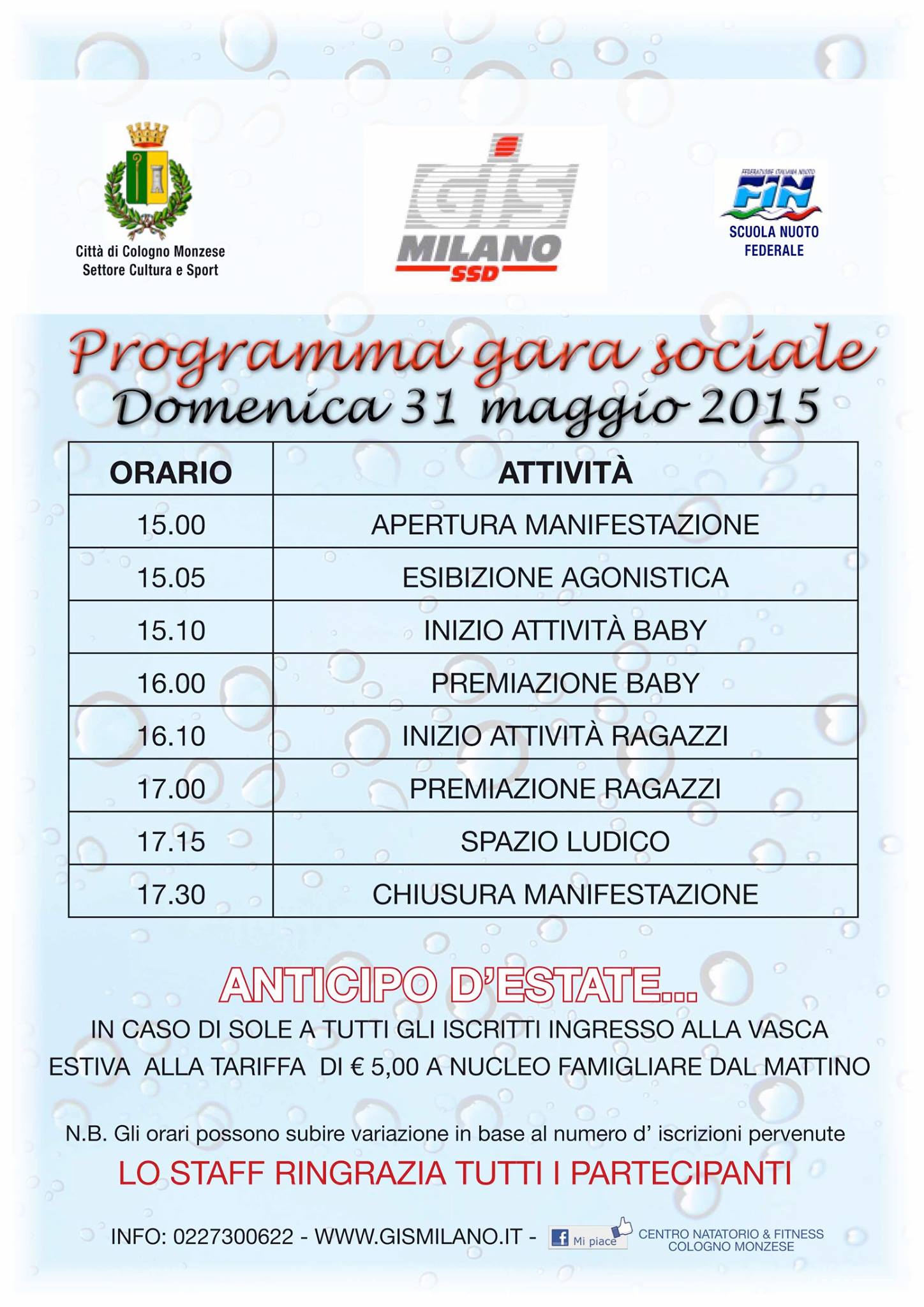 programma gara sociale