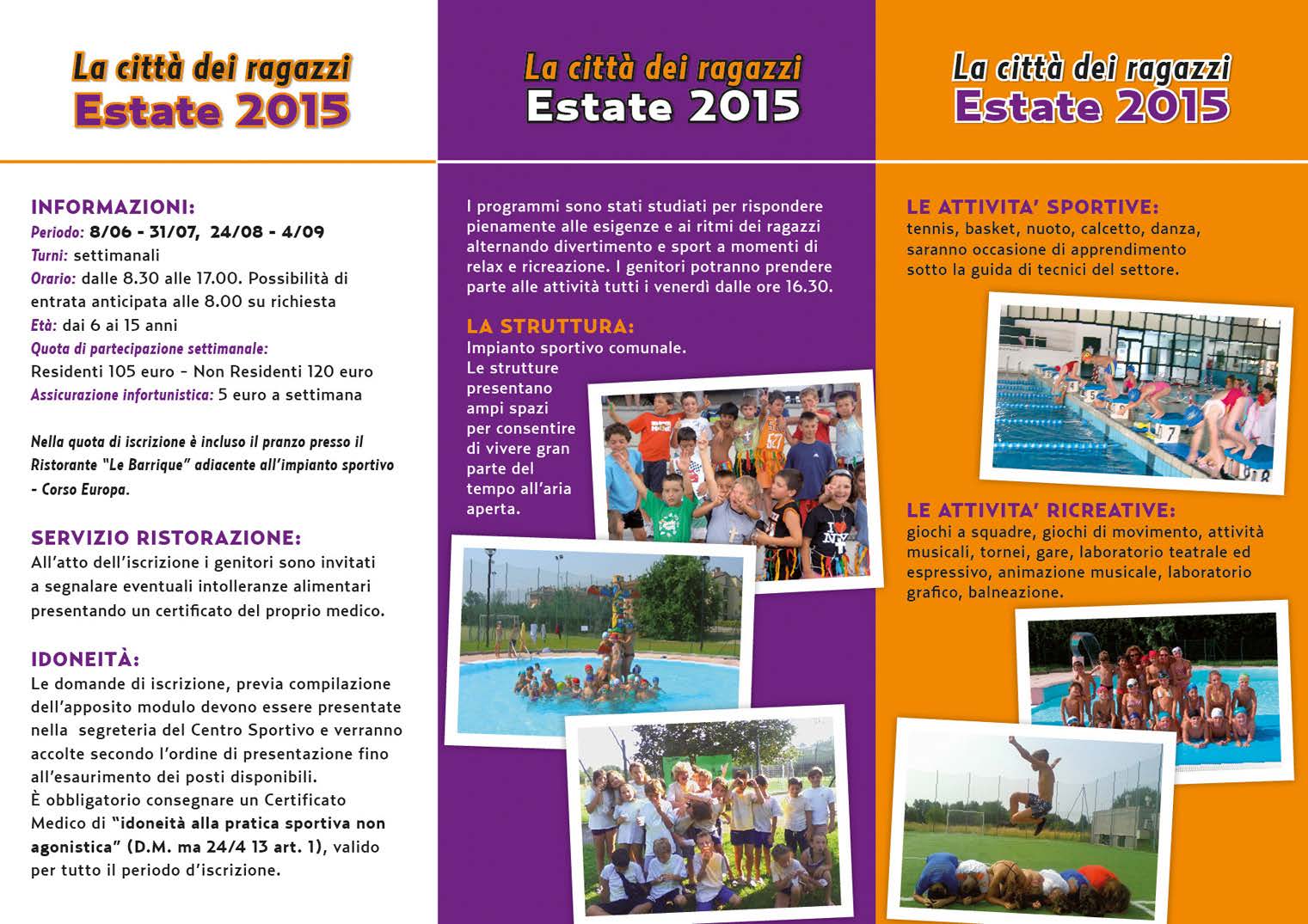camp estivo pessano